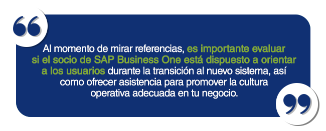 solicitar referencias de SAP Business One_quote